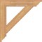 Ekena Millwork Traditional Traditional Smooth Bracket, Western Red Cedar, 3 1/2"W x 24"D x 24"H BKT04X24X24TRA01SWR - alternate 4
